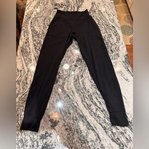 lululemon athletica Black High-Waist Joggers